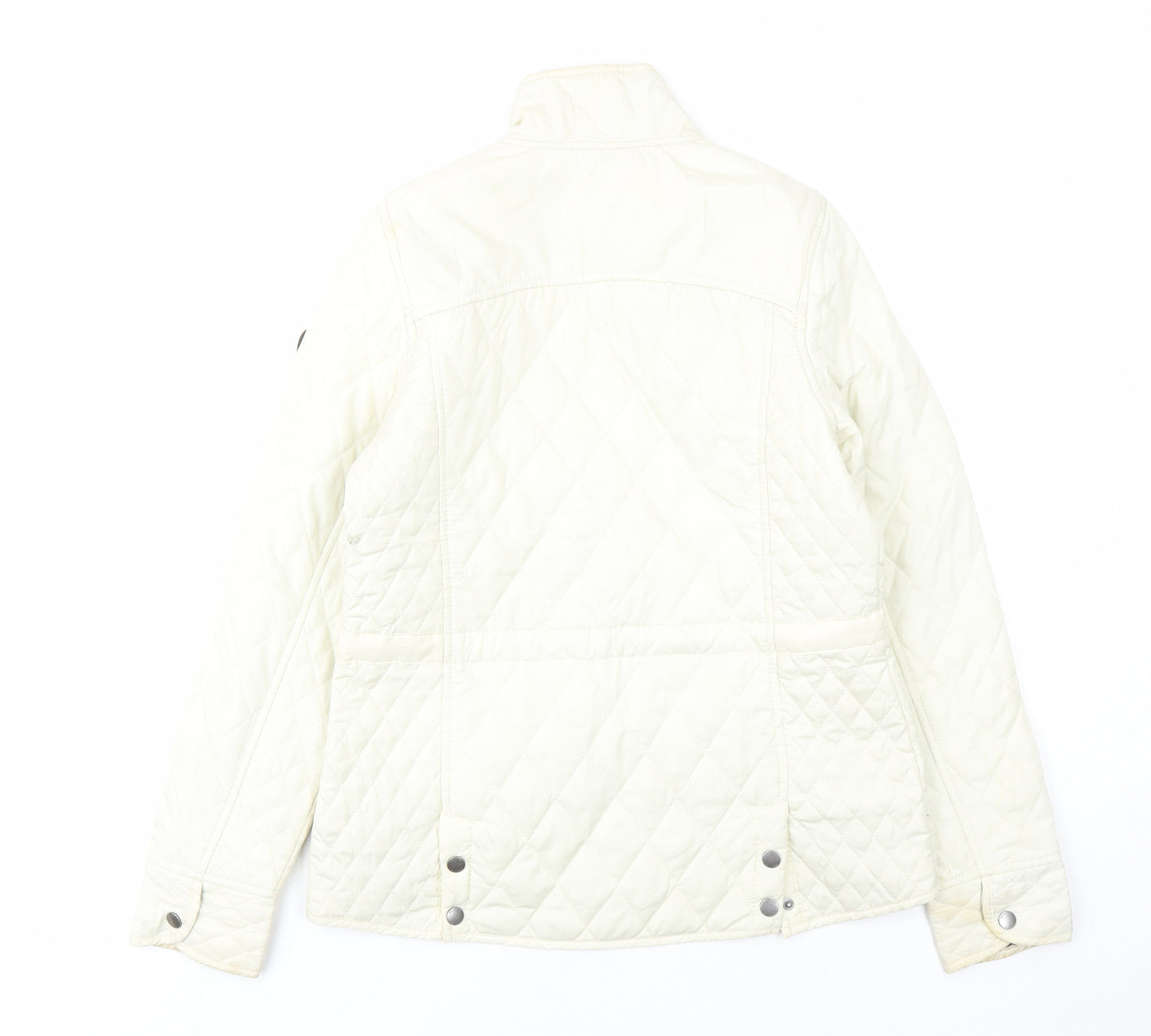 Regatta Womens White Quilted Coat Size 10 Zip - Pockets