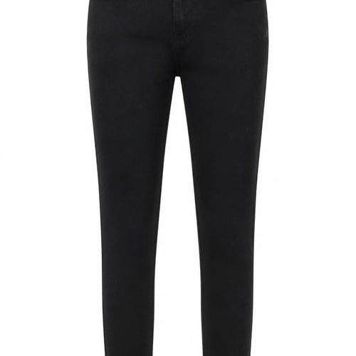 New Look Womens Black Cotton Skinny Jeans Size 6 L27 in Regular Zip - Pockets Short Leg