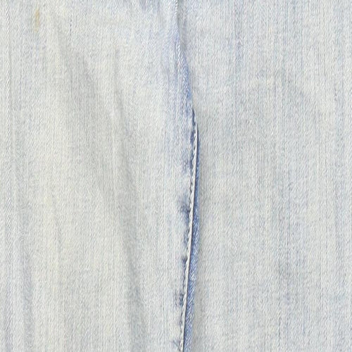 Waredenim Womens Blue Cotton Skinny Jeans Size 10 L30 in Regular Zip - Pockets