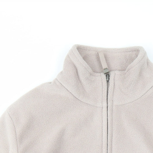 Marks and Spencer Womens Beige Jacket Size 8 Zip - Pockets