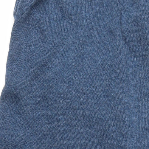 Celtic & Co Womens Blue Wool Pullover Hoodie Size M Pullover