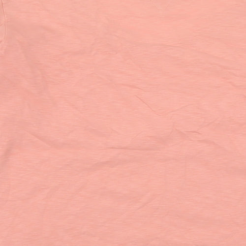 White Stuff Womens Pink Cotton Basic T-Shirt Size 14 Round Neck