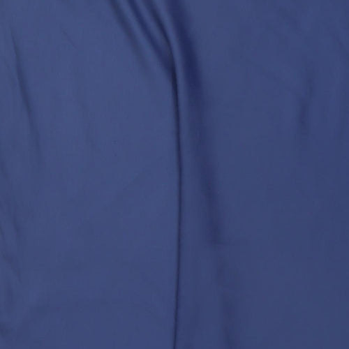 Marks and Spencer Womens Blue Polyester A-Line Skirt Size 18