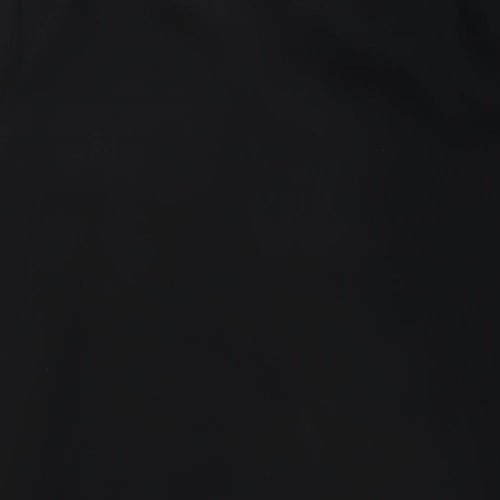 Marks and Spencer Womens Black Polyester A-Line Size 12 V-Neck Pullover