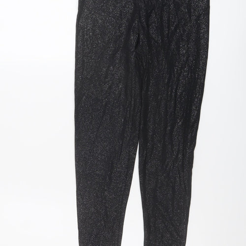 Marks and Spencer Womens Black Polyester Jegging Leggings Size 8 L25 in