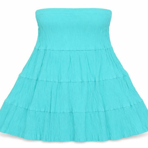 Damart Womens Green Viscose A-Line Skirt Size 14