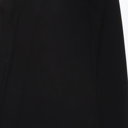 PRETTYLITTLETHING Womens Black Polyester Bodycon Size 8 Crew Neck Pullover