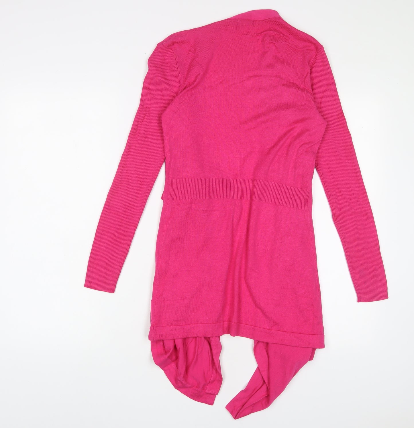 Planet Womens Pink V-Neck Viscose Cardigan Jumper Size XS
