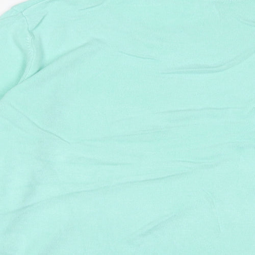 Marks and Spencer Womens Blue Crew Neck Acrylic Pullover Jumper Size 12