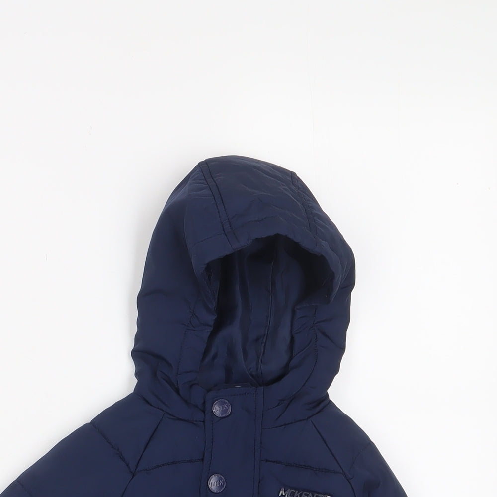 McKenzie Boys Blue Jacket Size 9-12 Months Zip