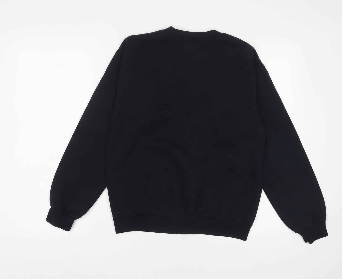 Reasons Womens Black Cotton Pullover Sweatshirt Size S Pullover