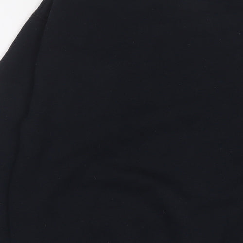 Reasons Womens Black Cotton Pullover Sweatshirt Size S Pullover