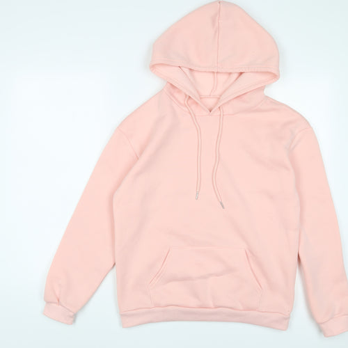 stmove Womens Pink Polyester Pullover Hoodie Size M Pullover
