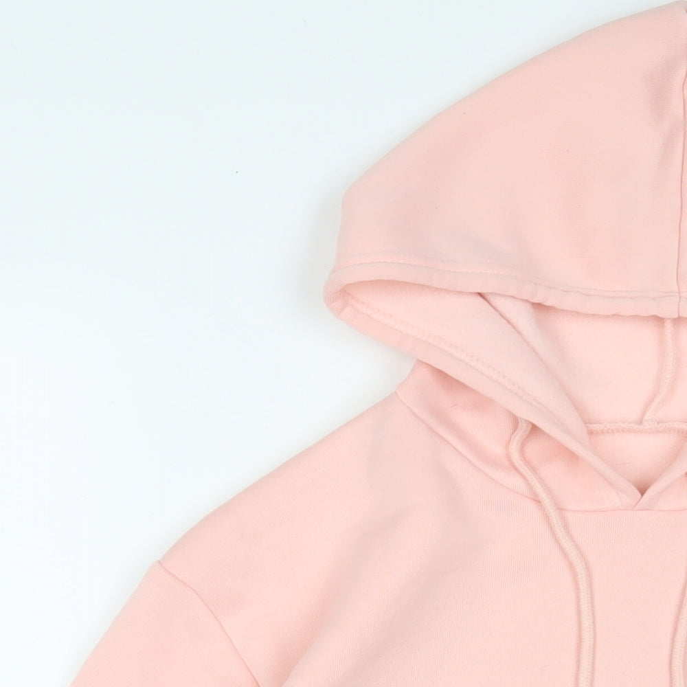 stmove Womens Pink Polyester Pullover Hoodie Size M Pullover