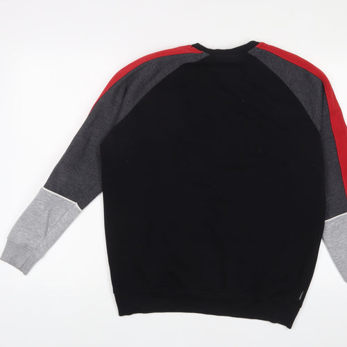 Gym King Mens Black Cotton Pullover Sweatshirt Size M
