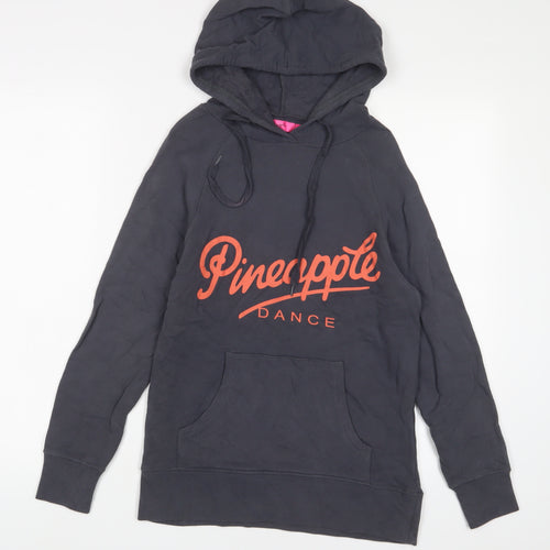 Pineapple Womens Grey Cotton Pullover Hoodie Size XS Pullover