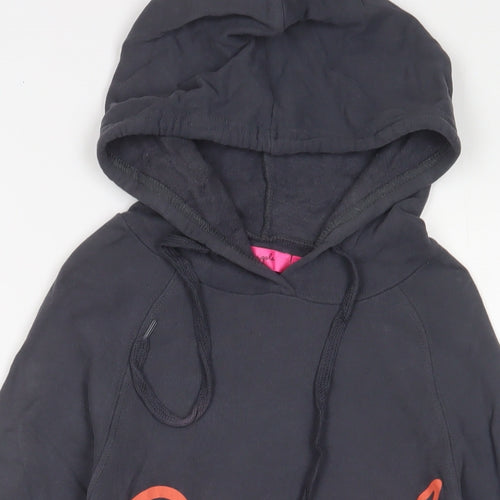 Pineapple Womens Grey Cotton Pullover Hoodie Size XS Pullover
