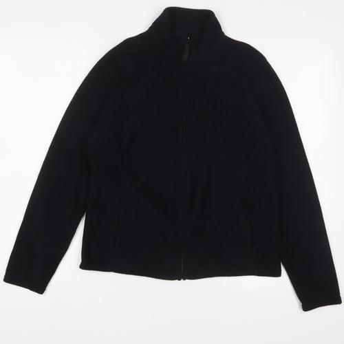 Marks and Spencer Womens Black Jacket Size 14 Zip