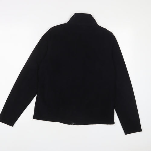 Marks and Spencer Womens Black Jacket Size 14 Zip