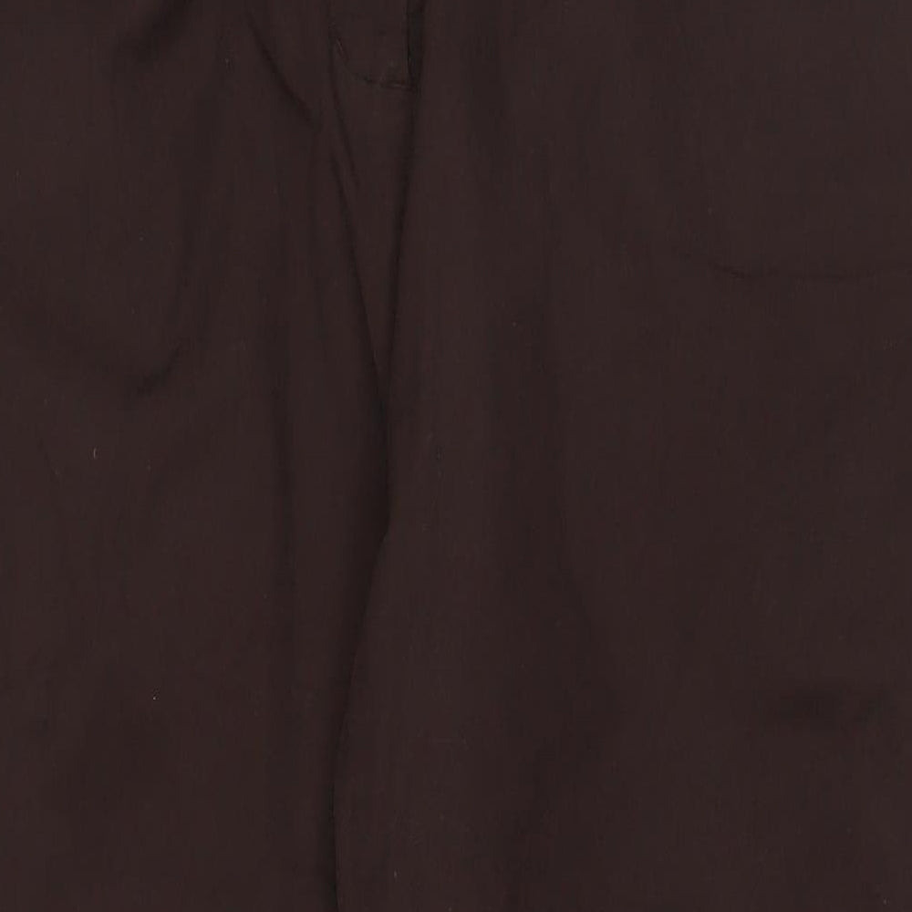Craghoppers Womens Brown Polyester Rain Trousers Trousers Size 18 L32 in Regular Zip
