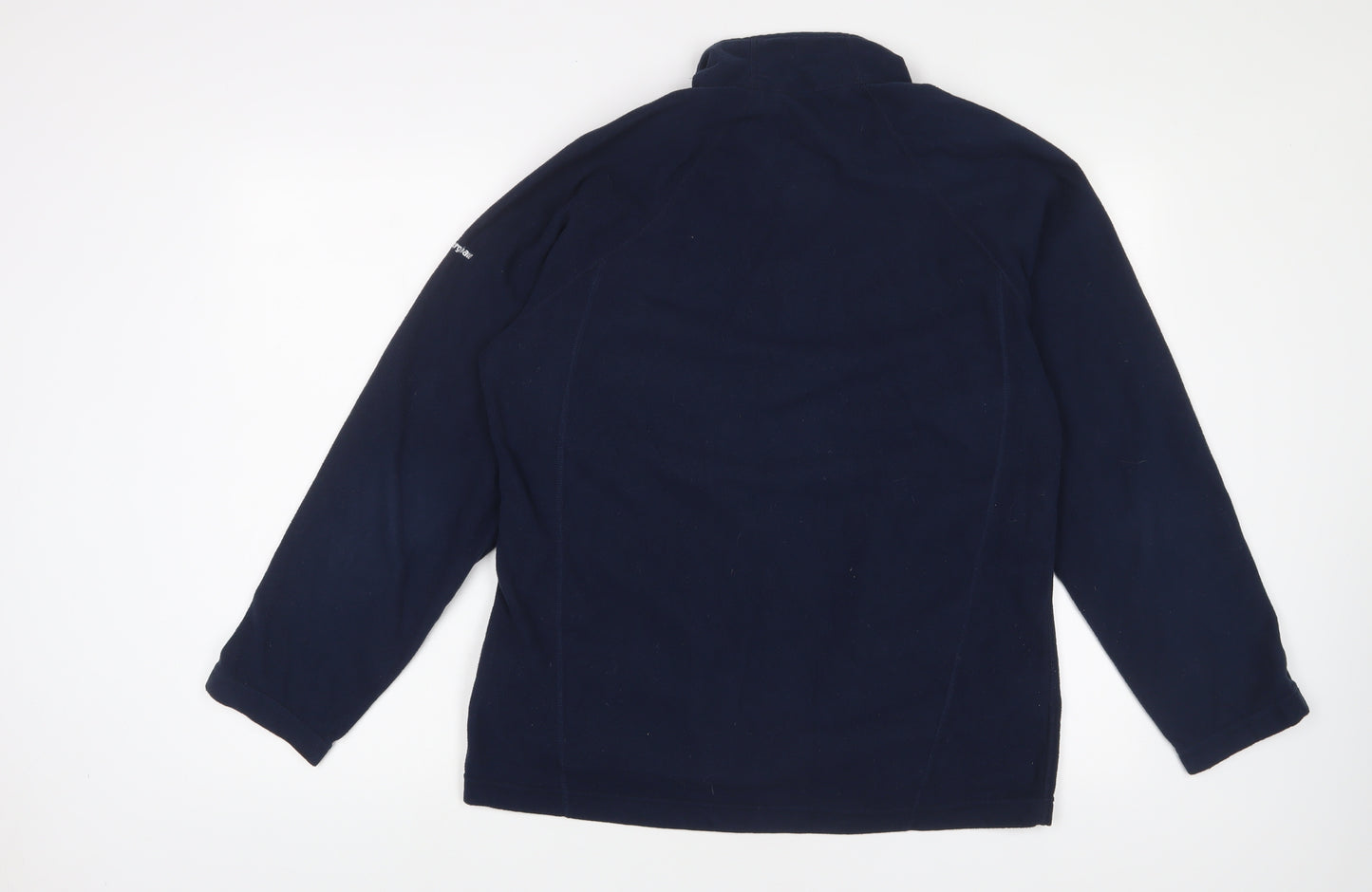 Berghaus Womens Blue Polyester Pullover Sweatshirt Size 16 Zip