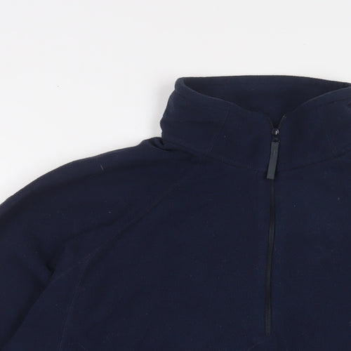 Berghaus Womens Blue Polyester Pullover Sweatshirt Size 16 Zip