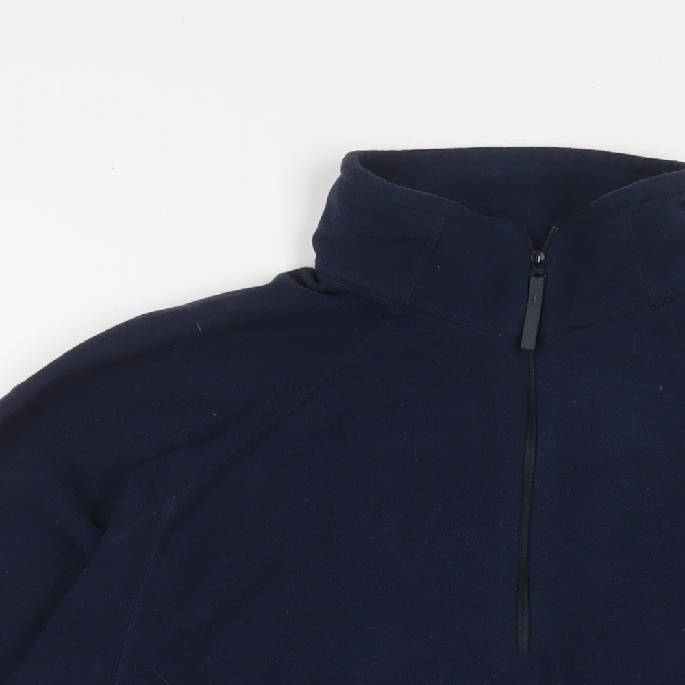 Berghaus Womens Blue Polyester Pullover Sweatshirt Size 16 Zip