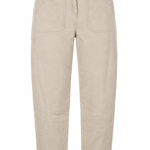 Papaya Womens Beige Cotton Straight Jeans Size 8 L23 in Regular Zip