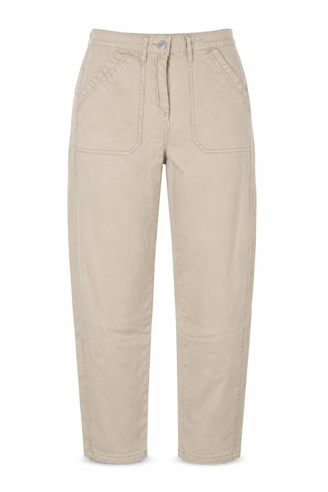 Papaya Womens Beige Cotton Straight Jeans Size 8 L23 in Regular Zip