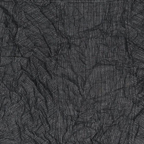 Marks and Spencer Womens Black Linen A-Line Skirt Size 24 Zip