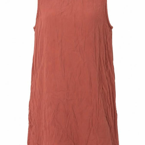 New Look Womens Brown Viscose Camisole Blouse Size 10 Round Neck
