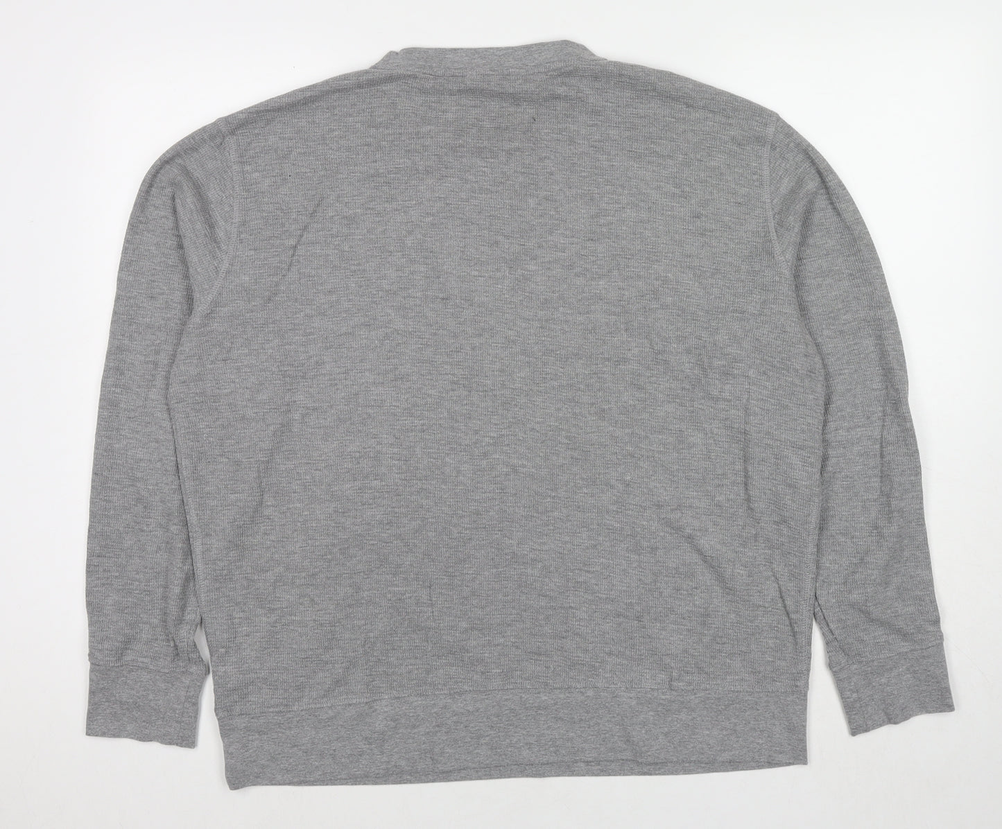 Marks and Spencer Mens Grey Cotton Pullover Sweatshirt Size XL