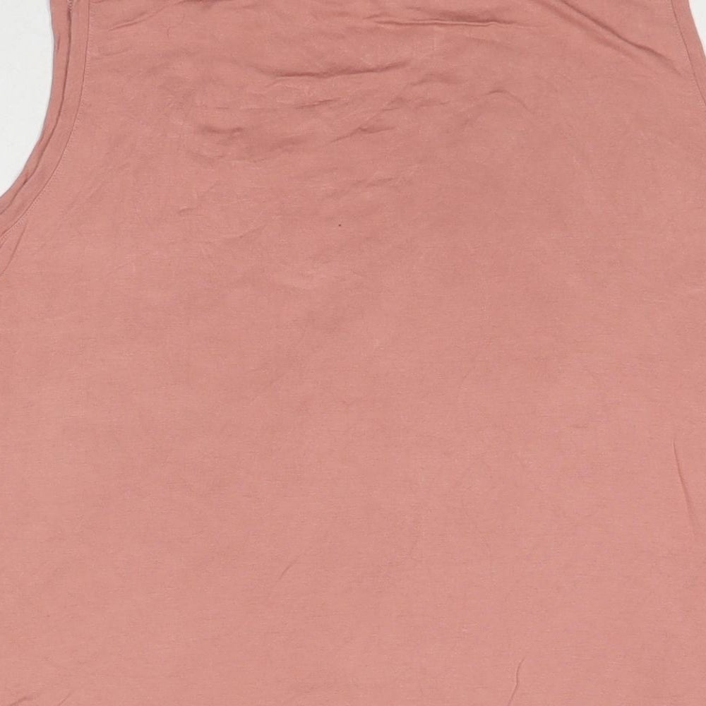 NEXT Womens Beige Modal Basic Tank Size 20 Round Neck