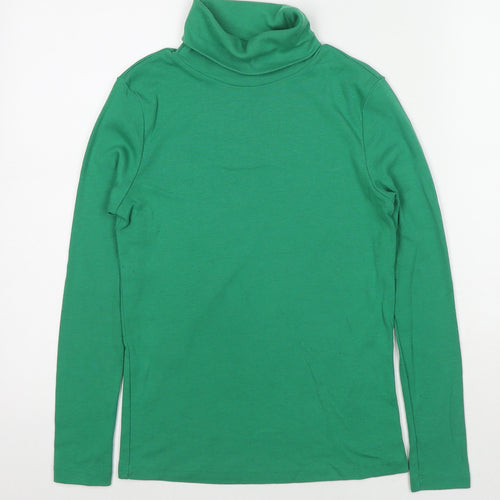Emreco Womens Green Polyester Pullover Sweatshirt Size 10 Pullover