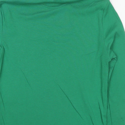 Emreco Womens Green Polyester Pullover Sweatshirt Size 10 Pullover