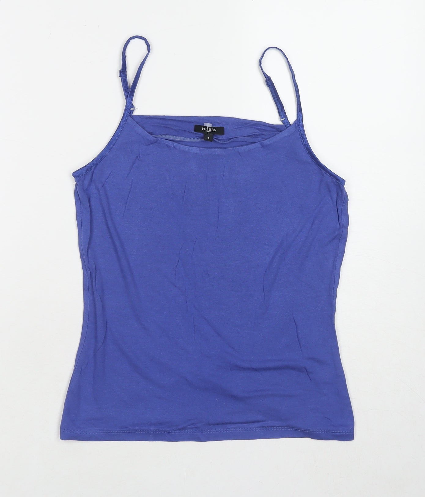 Hobbs Womens Blue Viscose Camisole Tank Size S Square Neck