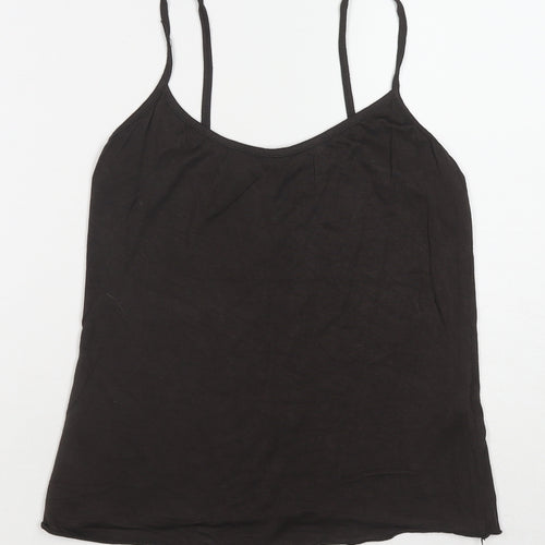 Phase Eight Womens Brown Viscose Camisole Tank Size M Round Neck