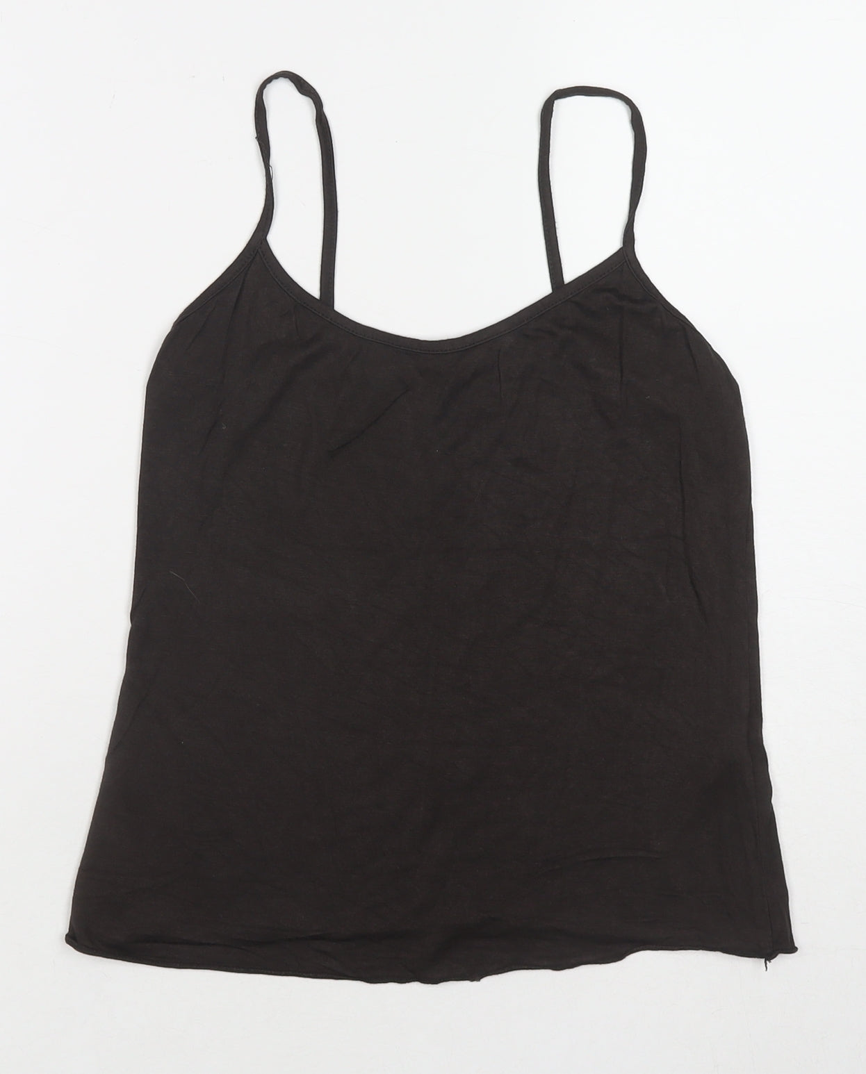Phase Eight Womens Brown Viscose Camisole Tank Size M Round Neck
