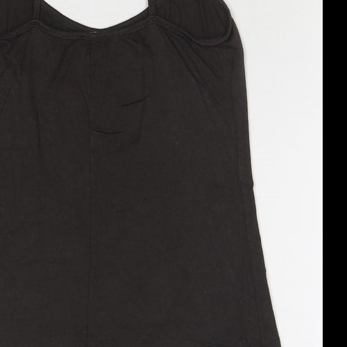 Phase Eight Womens Brown Viscose Camisole Tank Size M Round Neck