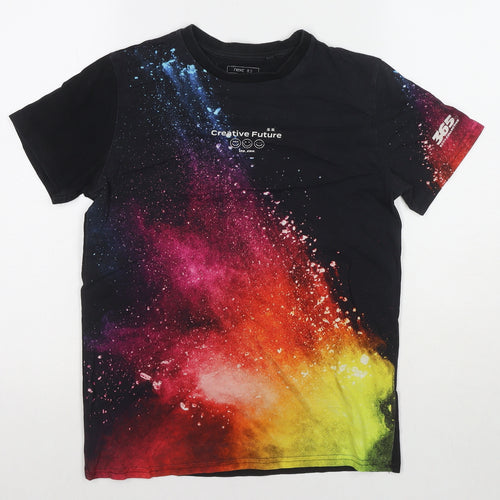 NEXT Boys Multicoloured Cotton Basic T-Shirt Size 12 Years Round Neck Pullover - Creative Future