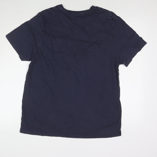 Star Wars Mens Blue Cotton T-Shirt Size 2XL Round Neck - Star Wars Christmas