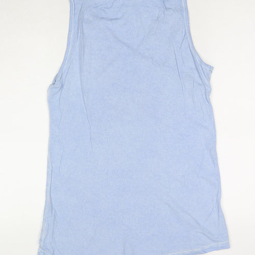 Steilmann Womens Blue Viscose Basic Tank Size 12 V-Neck