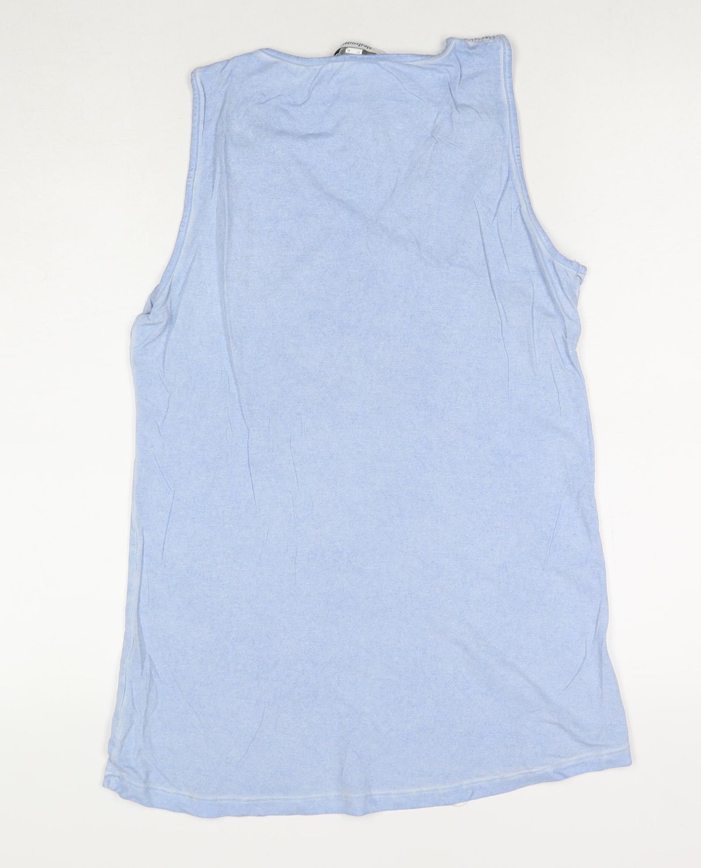Steilmann Womens Blue Viscose Basic Tank Size 12 V-Neck