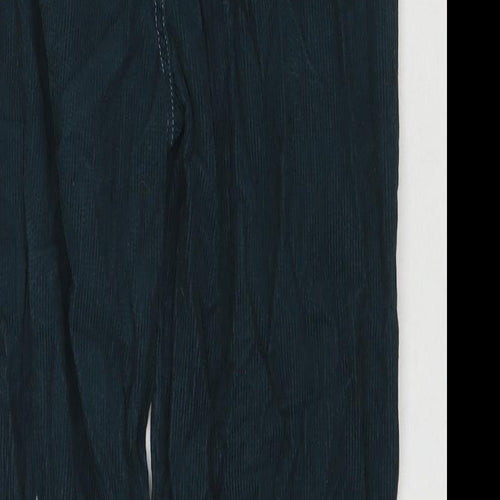 Zara Boys Blue Cotton Chino Trousers Size 13-14 Years L24 in Regular Zip