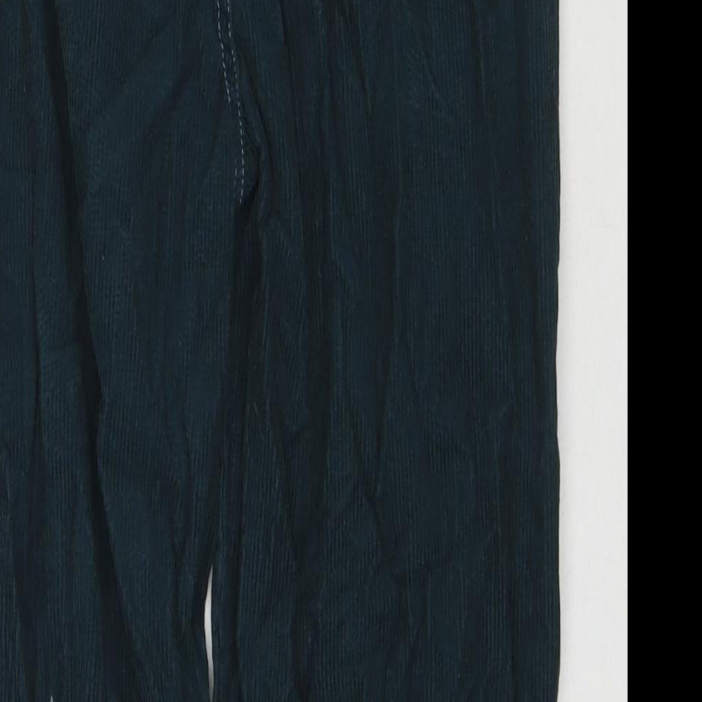 Zara Boys Blue Cotton Chino Trousers Size 13-14 Years L24 in Regular Zip