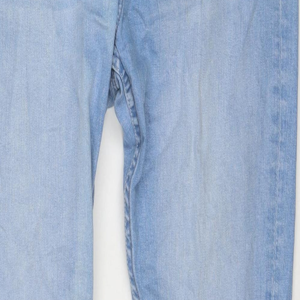 Denim & Co. Mens Blue Cotton Skinny Jeans Size 34 in L32 in Slim Zip