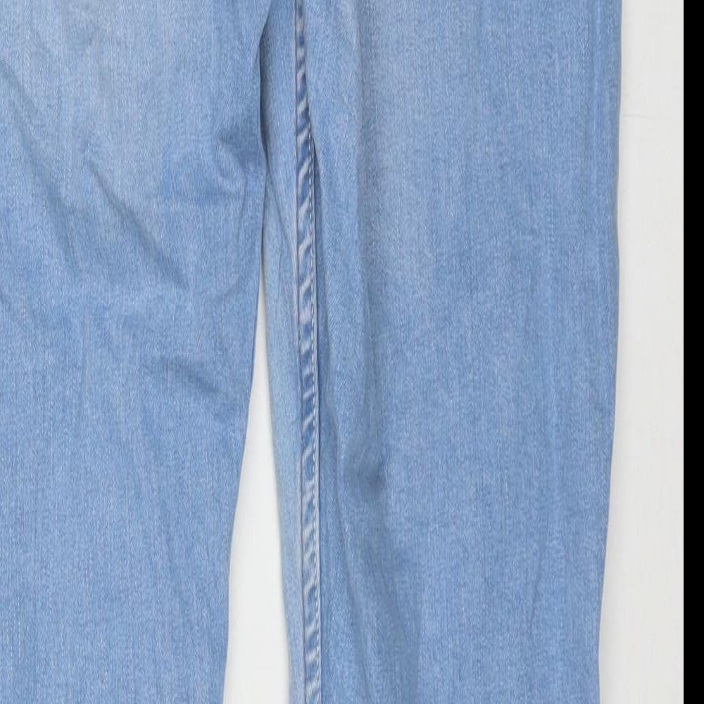 Denim & Co. Mens Blue Cotton Skinny Jeans Size 34 in L32 in Slim Zip