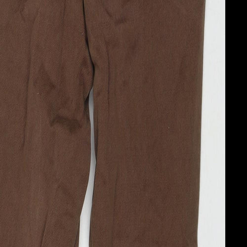 Ann Taylor Womens Brown Cotton Straight Jeans Size 26 in L27 in Regular Zip