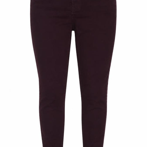 F&F Womens Purple Cotton Skinny Jeans Size 10 L28 in Regular Zip