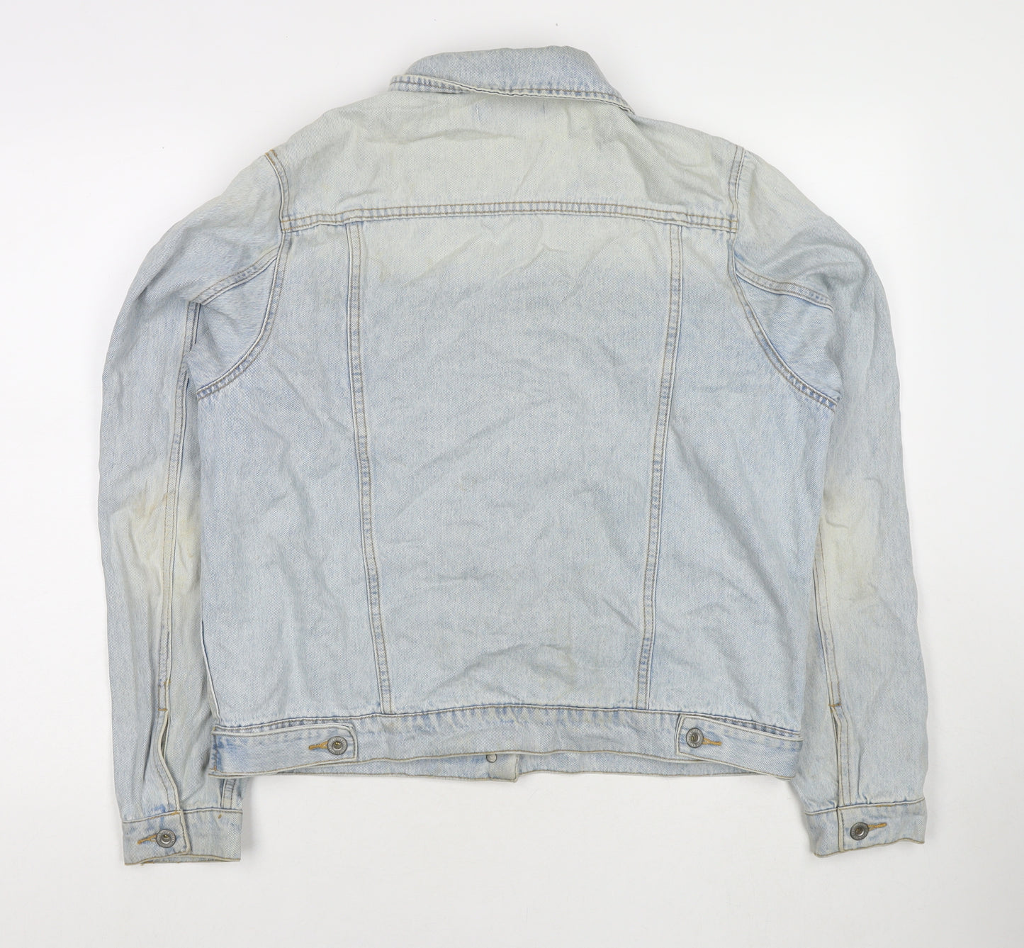 Jack Wills Womens Blue Jacket Size 14 Button